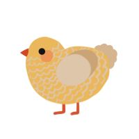 (unnamed), a honey and beige chicken with a lace pattern