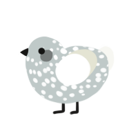 (unnamed), a silver and white chicken with a speckle pattern