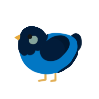 (unnamed), a sapphire and tumblr chicken with a head pattern