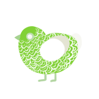 GetInto Hypnosis Mic, a grass and white chicken with a double-lace pattern