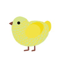 lemon zest, a lemon and yellow chicken with a lace pattern