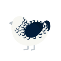 (unnamed), a white and tumblr chicken with a half-lace pattern