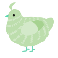 Iceberg Lettuce, a gluppy chicken with a bar pattern