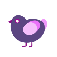 Also G, a overcast and lavender chicken