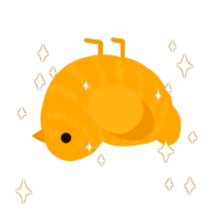 Lucky Chook, a gold chicken with a bar pattern