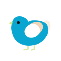 (unnamed), a cerulean and cream chicken