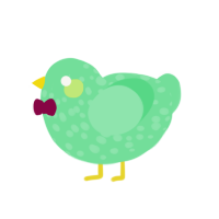 Soccer Ball, a spring chicken with a speckle pattern