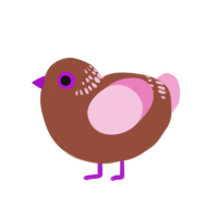 (unnamed), a russet and pink chicken with a neck-band pattern