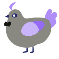 The Thang, a ash and lilac chicken