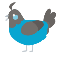 (unnamed), a cerulean and grey chicken with a bar pattern