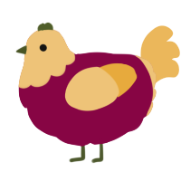 (unnamed), a maroon and honey chicken with a head pattern