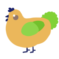 Ol Greg, a honey and grass chicken