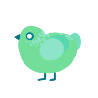 (unnamed), a spring and mint chicken with a neck-speckle pattern