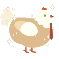 (unnamed), a beige and cream chicken with a head pattern