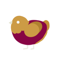 (unnamed), a maroon and gold chicken with a head pattern