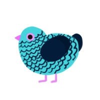 (unnamed), a aqua and tumblr chicken with a lace pattern