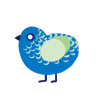 Caustics, a sapphire and gluppy chicken with a half-lace pattern