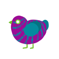 (unnamed), a plum and sea chicken with a bar pattern