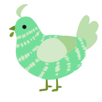 (unnamed), a spring and gluppy chicken with a bar pattern