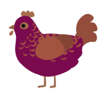 (unnamed), a wine and russet chicken with a half-lace pattern