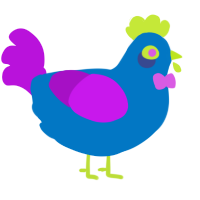 ギター, a sapphire and amethyst chicken