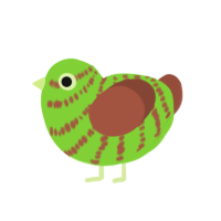 (unnamed), a grass and russet chicken with a bar pattern