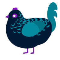 Warden, a tumblr and sea chicken with a half-lace pattern