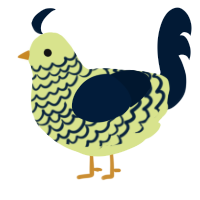 (unnamed), a lemon and tumblr chicken with a lace pattern