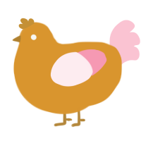 (unnamed), a orange and rose chicken