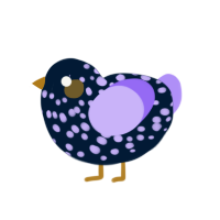 (unnamed), a tumblr and lilac chicken with a speckle pattern