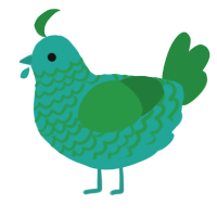 (unnamed), a turquoise and viridian chicken with a lace pattern