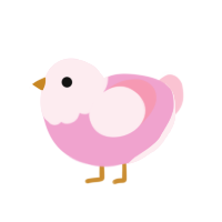 (unnamed), a pink and rose chicken with a head pattern