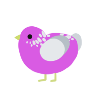 (unnamed), a orchid and mist chicken with a neck-speckle pattern