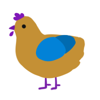 mashed, a gold and sapphire chicken