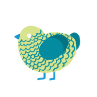 Dr peepee, a lemon and sea chicken with a lace pattern