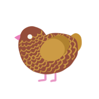 (unnamed), a russet and gold chicken with a lace pattern