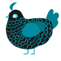 MEGALOVANIA, a sable and sea chicken with a lace pattern