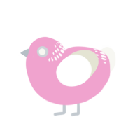 could be white boy, a pink and white chicken with a neck-band pattern