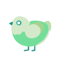 (unnamed), a spring and gluppy chicken with a head pattern