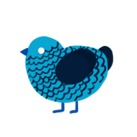 (unnamed), a cerulean and tumblr chicken with a lace pattern