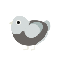 greyscale, a grey and silver chicken with a head pattern