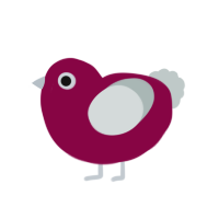 lil ibuprofen, a maroon and silver chicken