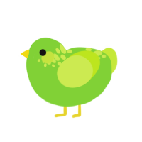 (unnamed), a grass and lime chicken with a neck-speckle pattern