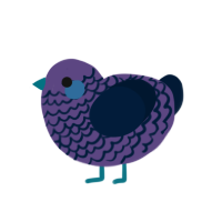 Racecar, a overcast and tumblr chicken with a lace pattern