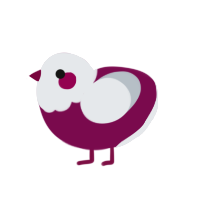 (unnamed), a wine and mist chicken with a head pattern