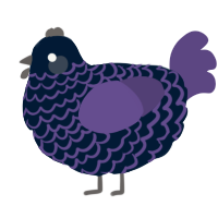 (unnamed), a tumblr and overcast chicken with a lace pattern