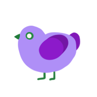 (unnamed), a lilac and violet chicken