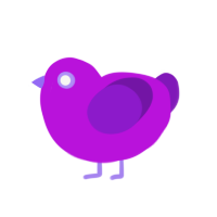 (unnamed), a amethyst and violet chicken