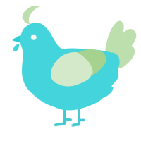 ectoplasm, a aqua and gluppy chicken