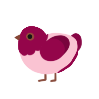 (unnamed), a rose and maroon chicken with a head pattern